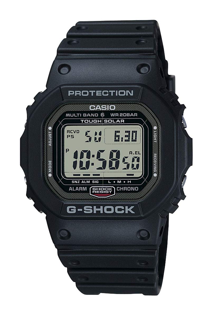 カシオ 腕時計 ジーショック 電波ソーラー ELバックライトタイプ GW-5000-1JF ブラック