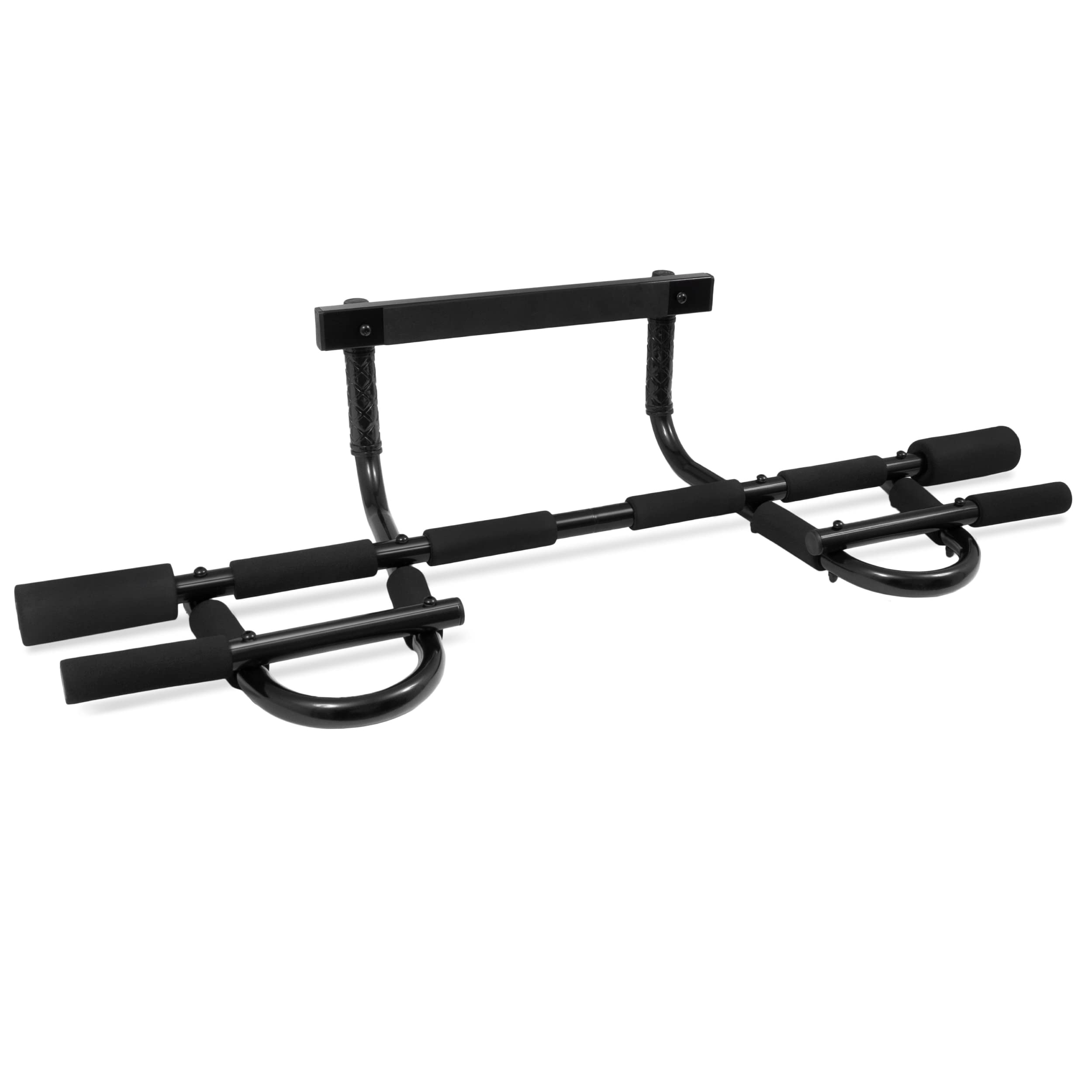 ProSource Multi-Grip Chin-UpPull-Up Bar Heavy Duty Doorway Trainer for Home Gym by ProSource