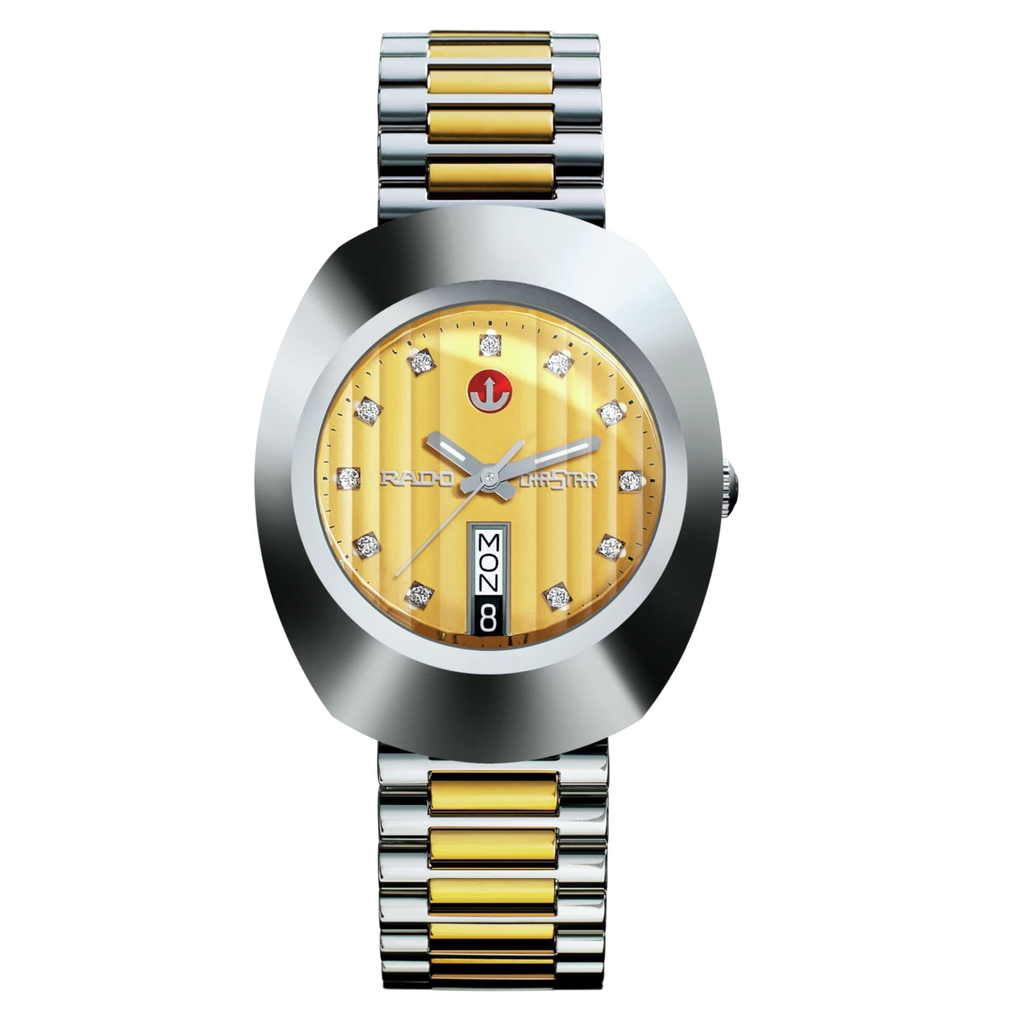 Rado Unisex Original Stainless Steel Swiss Automatic Watch Yellow R12408633