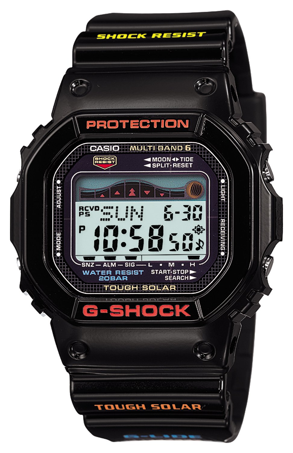 カシオ 腕時計 ジーショック 削除G-LIDE 電波ソーラー GWX-5600-1JF メンズ ブラック