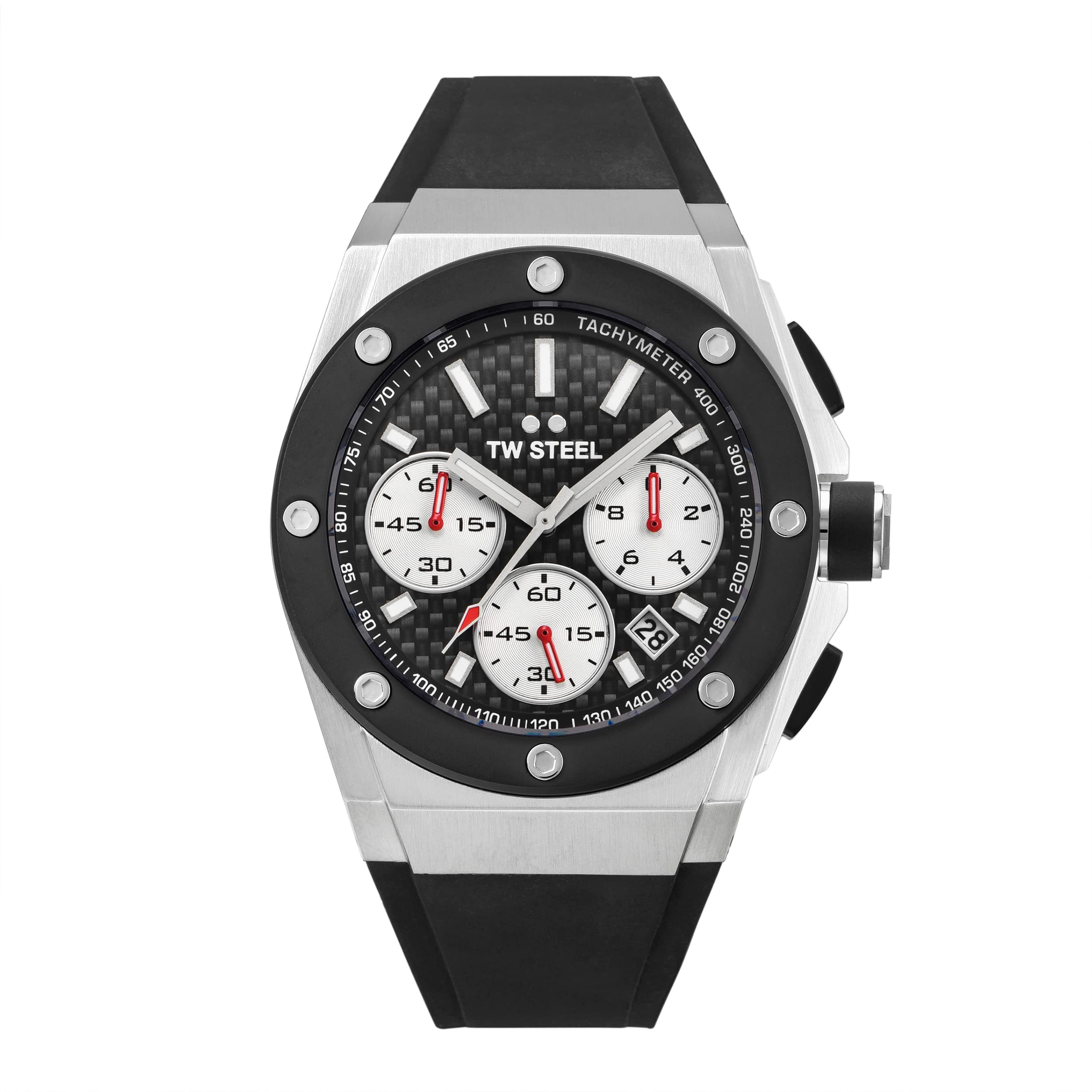 TW Steel CE4019 - Wristwatch unisex Silicon Black Color