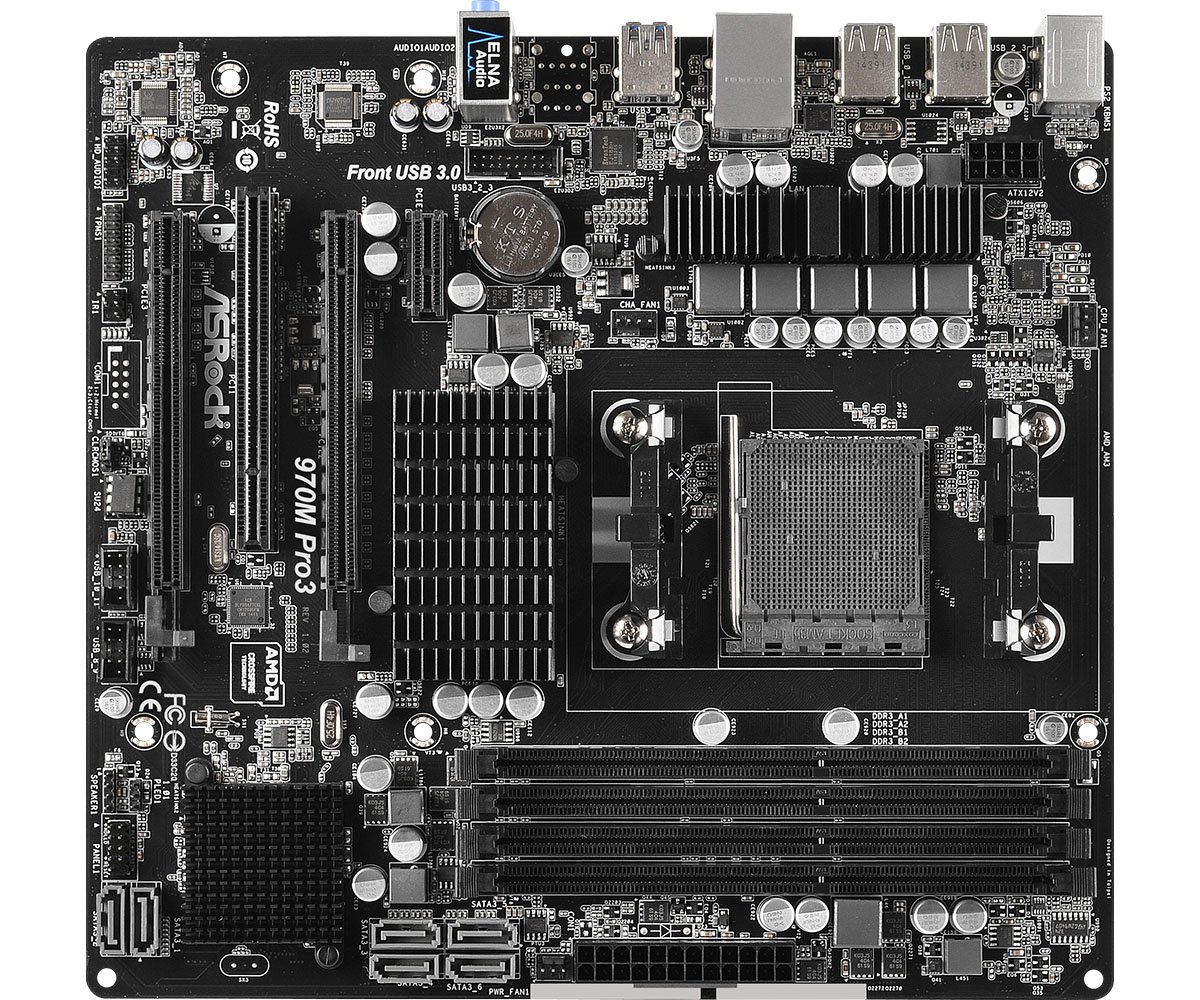ASRock Micro ATX DDR3 1066 Motherboards 970M PRO3