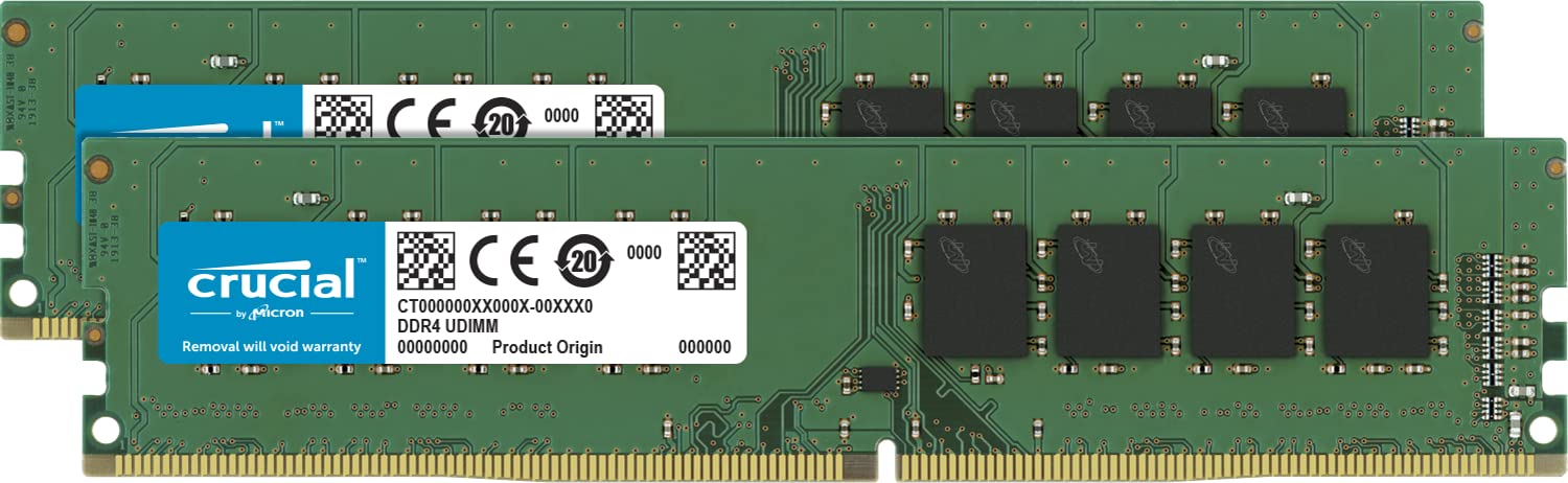 Crucial デスクトップ用増設メモリ 16GB8GBx2枚 DDR4 2400MTsPC4-19200 CL17 UDIMM 288pin CT2K8G4DFS824A