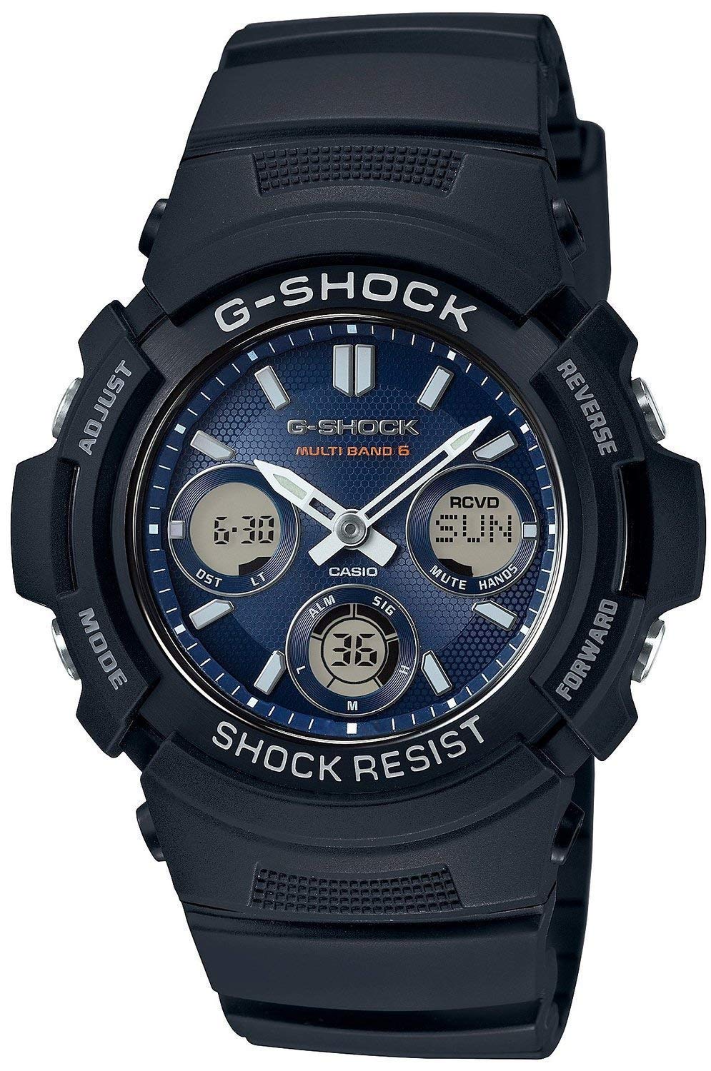 カシオ Gショック G-SHOCK クオーツ メンズ 腕時計 AWG-M100SB-2A ネイビー 並行輸入品