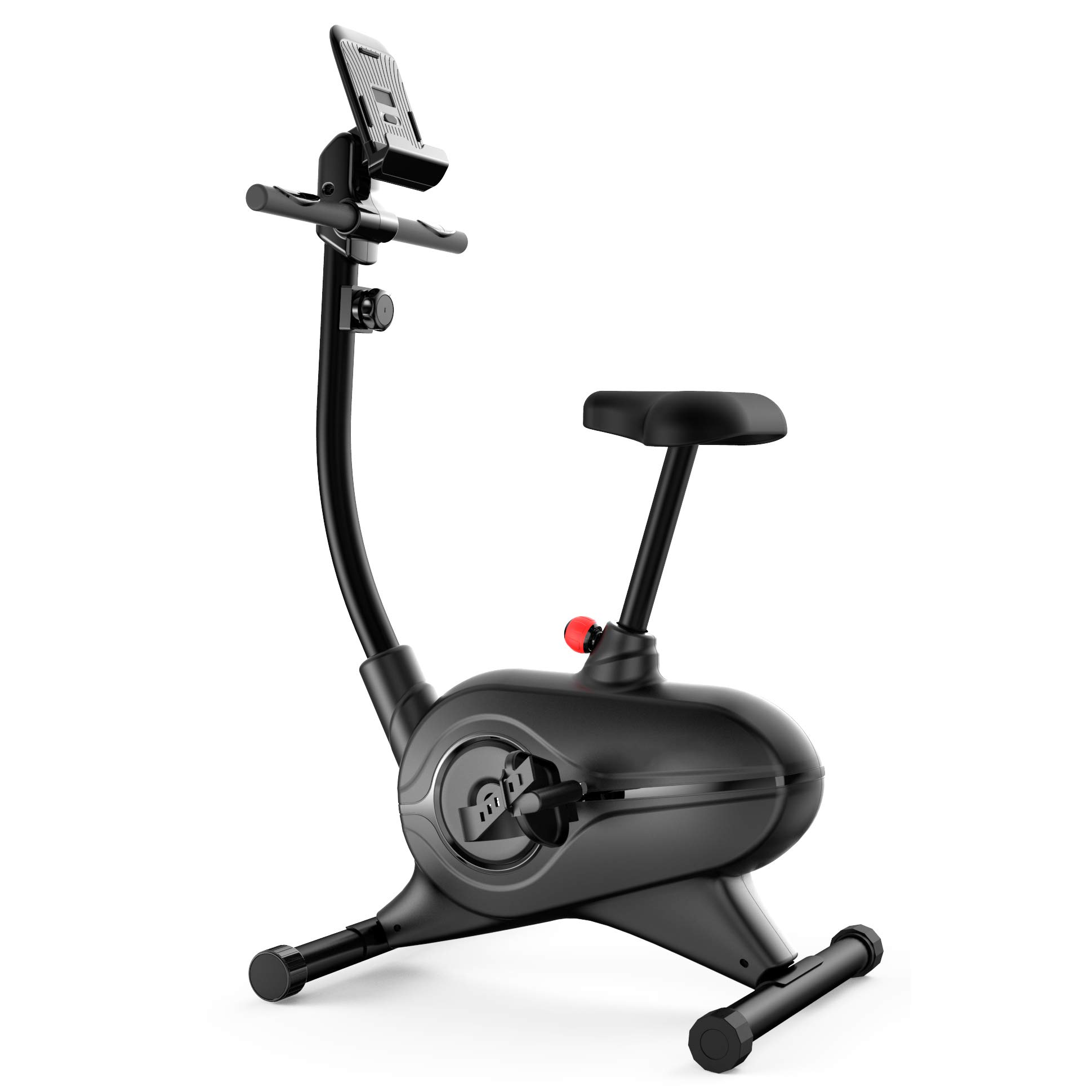 SereneLife Exercise Bike - Upright Stationary Bicycle Cardio Cycle Pedal Trainer Fitness Machine Equipment with Digital Conso