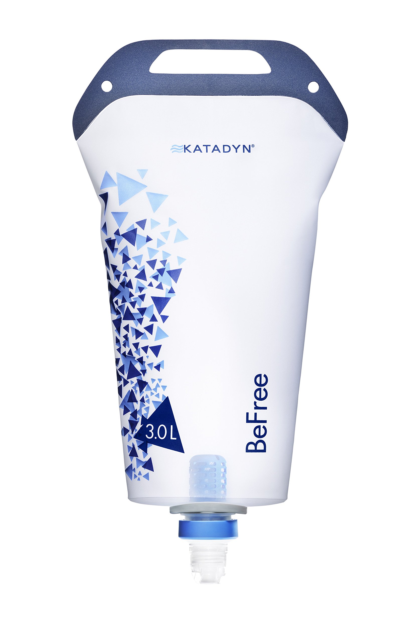 Katadyn BeFree 3.0L Water Filter Fast Flow 0.1 Micron EZ Clean Membrane for Personal or Small Group Camping Backpacking or