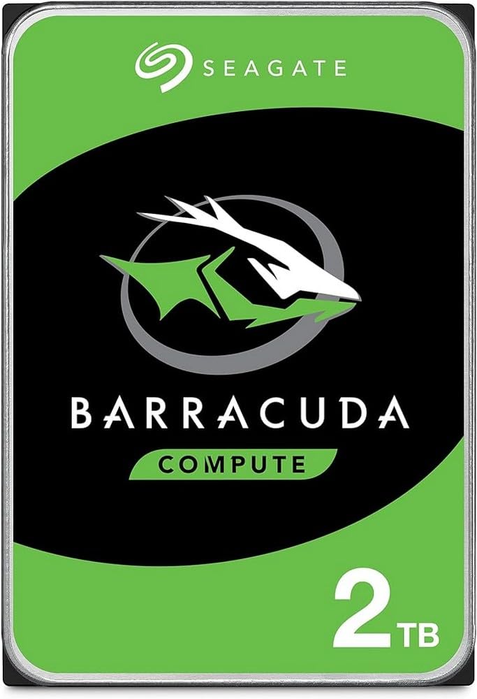 Seagate 2 TB BarraCuda 3.5インチ内蔵ハードドライブ7200 RPM256 MBキャッシュSATA 6 Gbs最大220 M