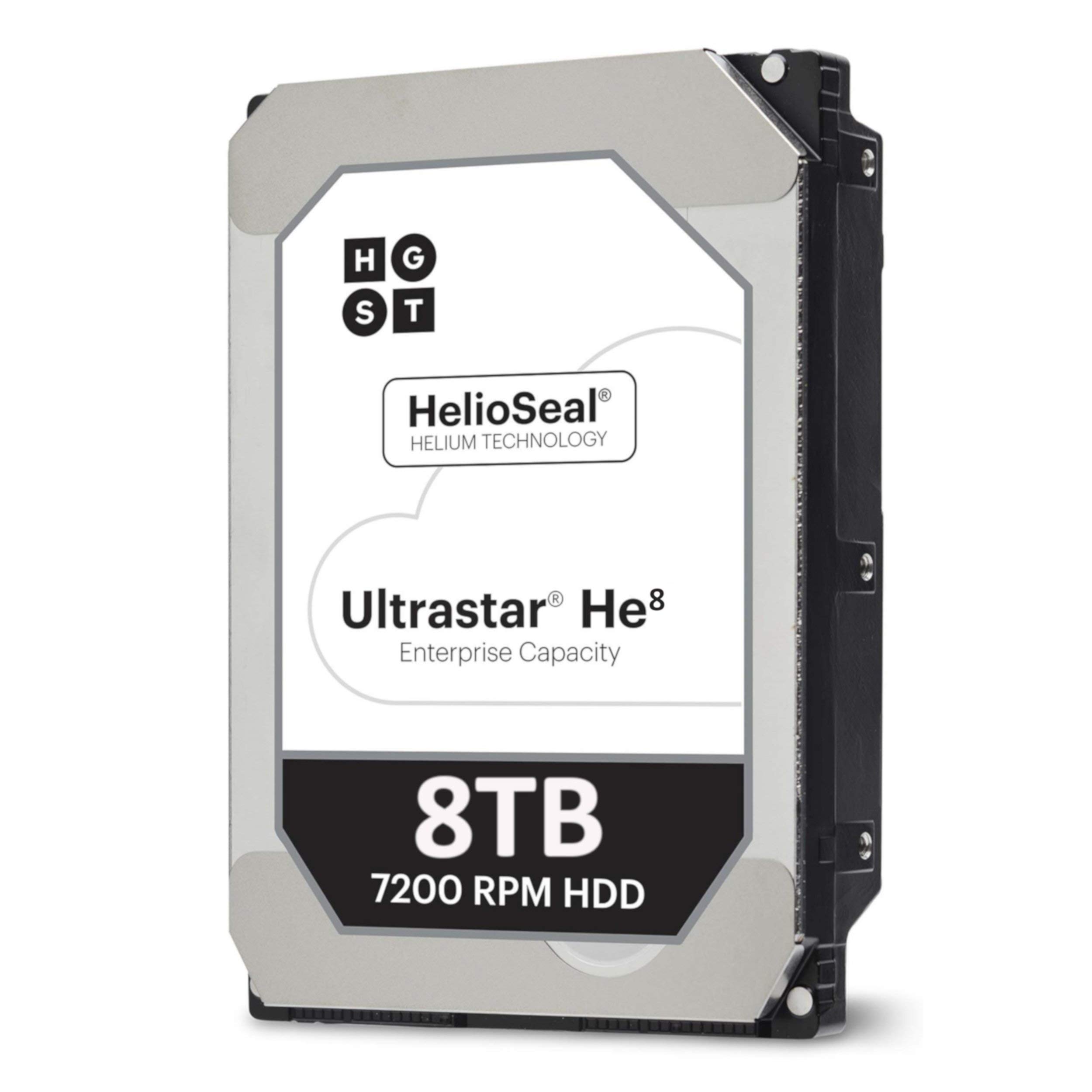 HGST Ultrastar He8 HUH7280ALN600 0F23662 8TB 7200 RPM 128MB キャッシュ SATA 6.0Gbs 3.5インチ ヘリウム プ