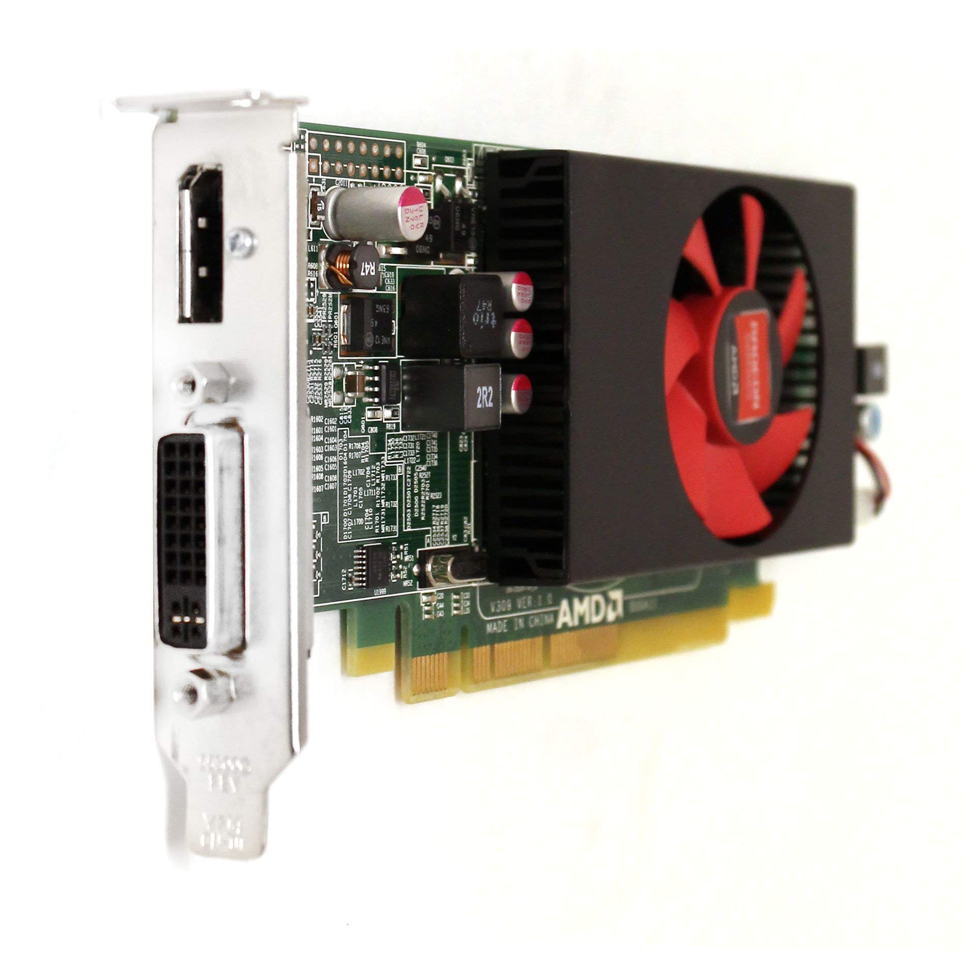 AMD Radeon R5 240 1GB DDR3 ビデオカード PCI-e DVI ディスプレイポート Dell F9P1R 再生品