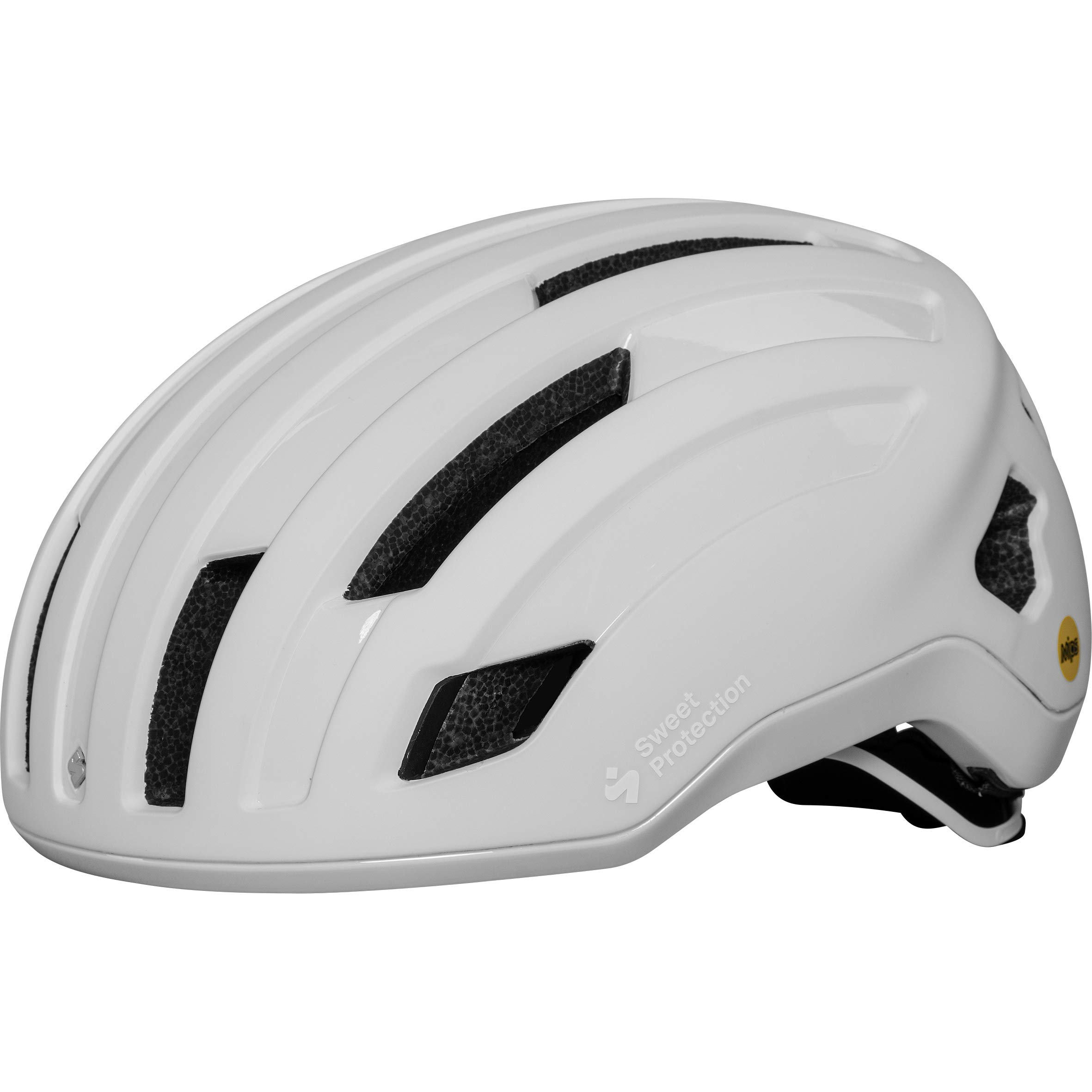 Sweet Protection Outrider MIPS Bike Helmet - Lightweight Low Volume Cycling Helmet for Road and Gravel Biking Matte White