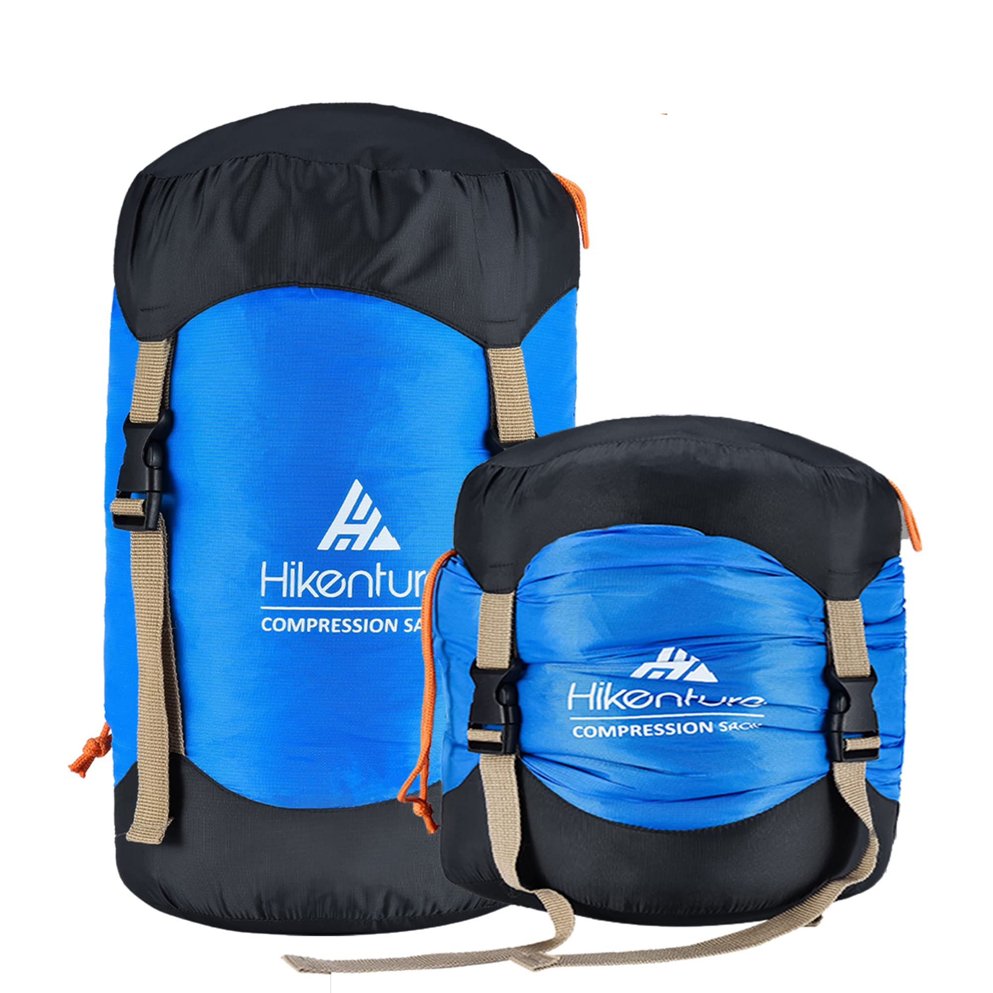Hikenture コンプレッションバッグ 寝袋用 圧縮袋 30L20L14L10L大容量 軽量 圧縮バッグ 収納袋 ス