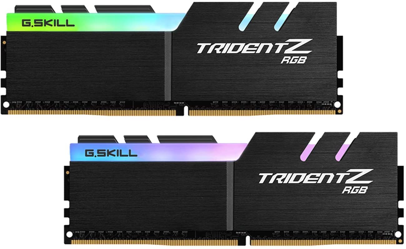 G.SKILL Trident Z RGBシリーズ Intel XMP DDR4 RAM 16GB 2x8GB 4000MTs CL18-22-22-42 1.35V デスクトップコンピ