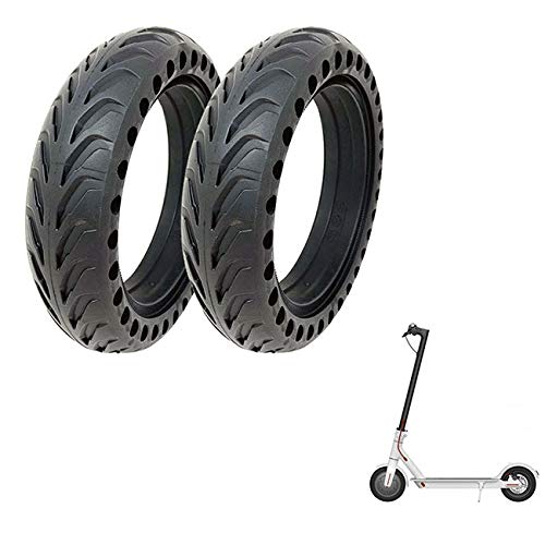 MMG SET OF TWO Solid Tire 8.5 x 2 Inches for Electric Scooter GoTrax GXL Xiaomi M365 Hiboy MAX or MEGAWHEELS S5 - Sturdy ho