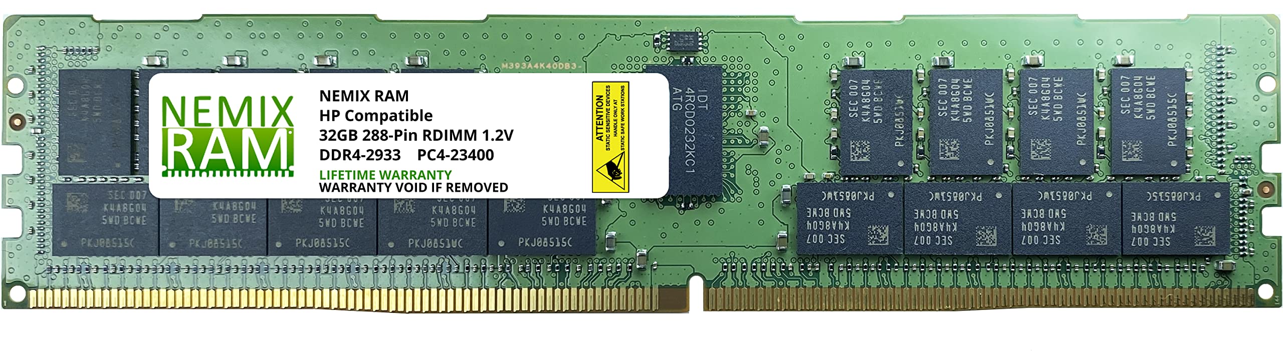 Nemix RAM 32GB メモリ ProLiant BL660c G9 サーバー DDR4 2933MHz PC4-23400 ECC Registered RDIMM 2Rx4 サーバー専用