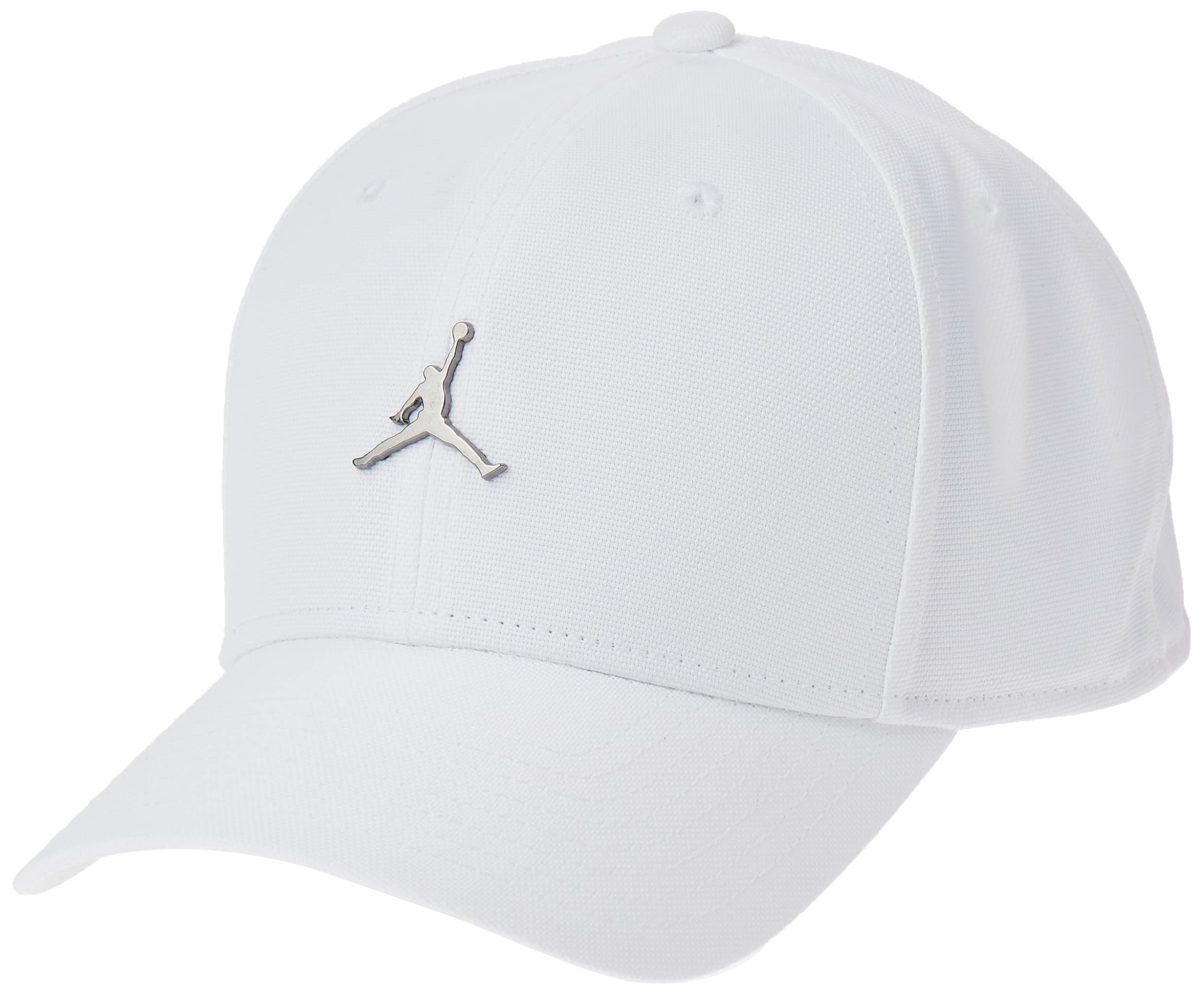 Nike Unisexs JORDAN CLC99 CAP METAL JM Hat White MISC