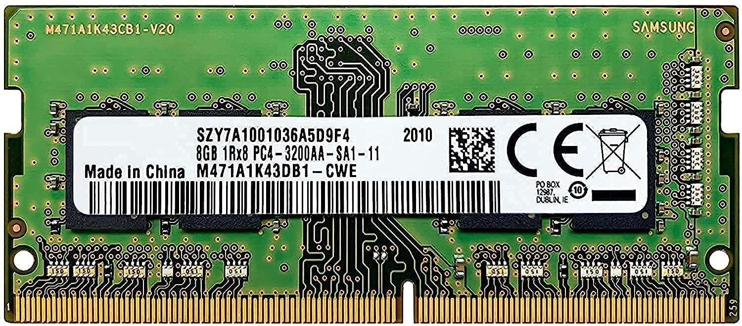 Samsung 8GB DDR4 3200MHz SODIMM PC4-25600 CL22 1Rx8 1.2V 260ピン SO-DIMM ノートパソコン RAM メモリモジュール