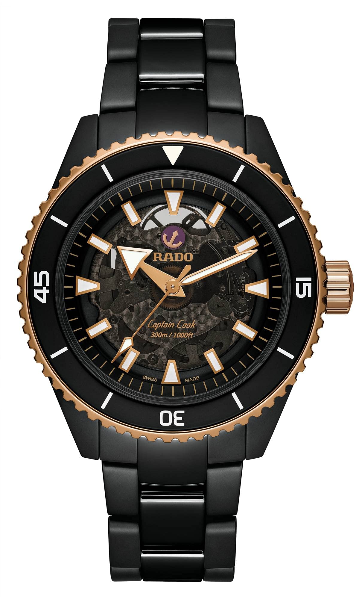 ラドー 腕時計 Captain Cook High-Tech Ceramicキャプテン クック ハイテクセラミック R32127162