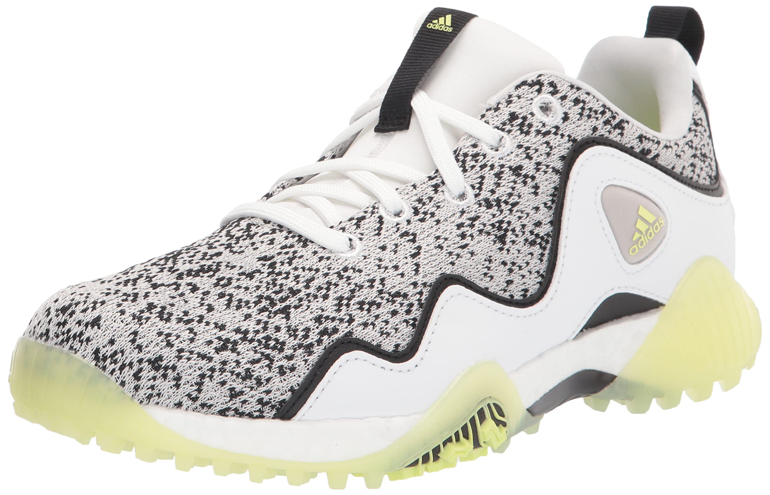 adidas Womens Codechaos 21 Primeblue Spikeless Golf Shoes Grey OneCore BlackPulse Lime 6.5