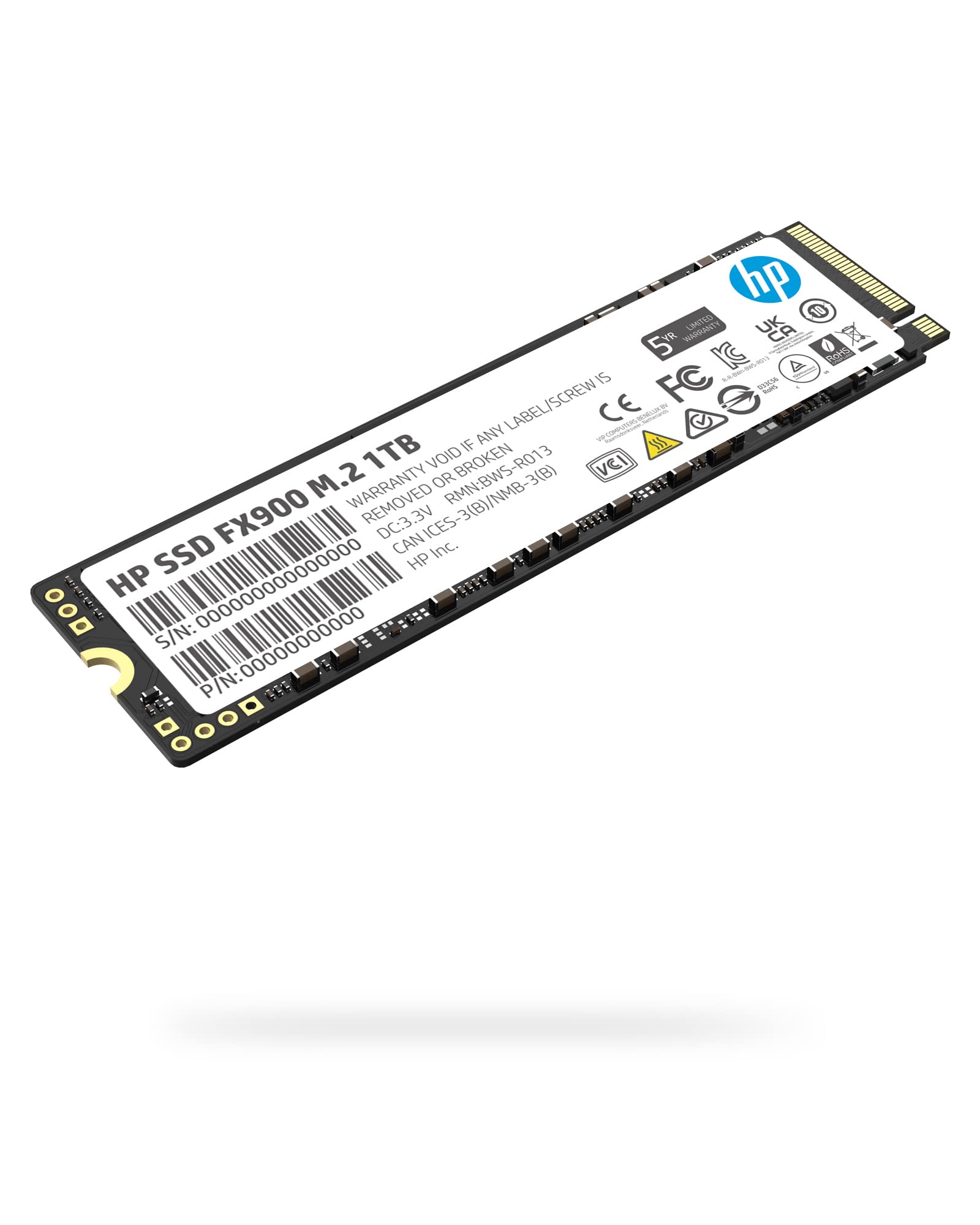 HP FX900 NVMe Gen 4 ゲーミングPC SSD - PCIe 4.0 16 Gbs M.2 2280 3D TLC NAND 内蔵 ソリッドステートハードド