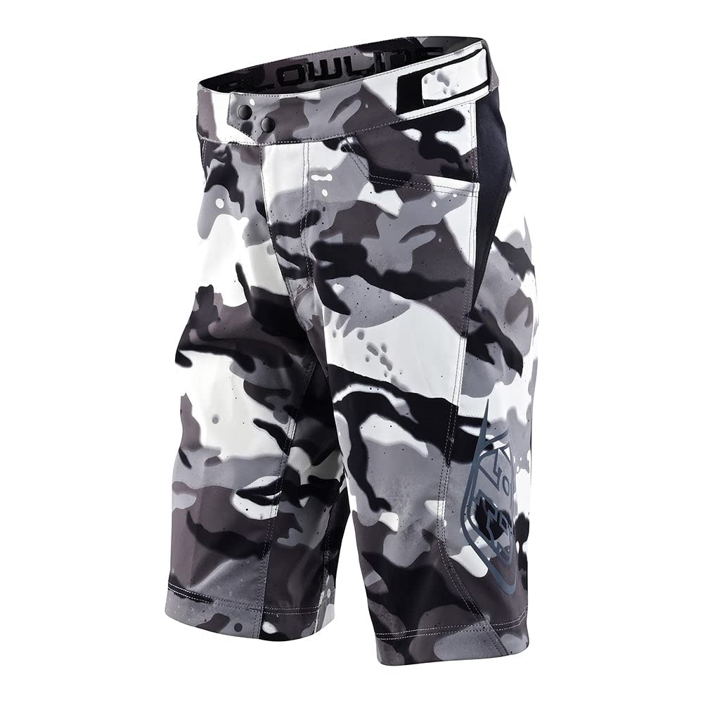 Troy Lee Designs Cycling Mountain Bike Trail Biking MTB Bicycle Shorts for Youth FLOWLINE Short NO Liner 22 Spray CAMO Whi