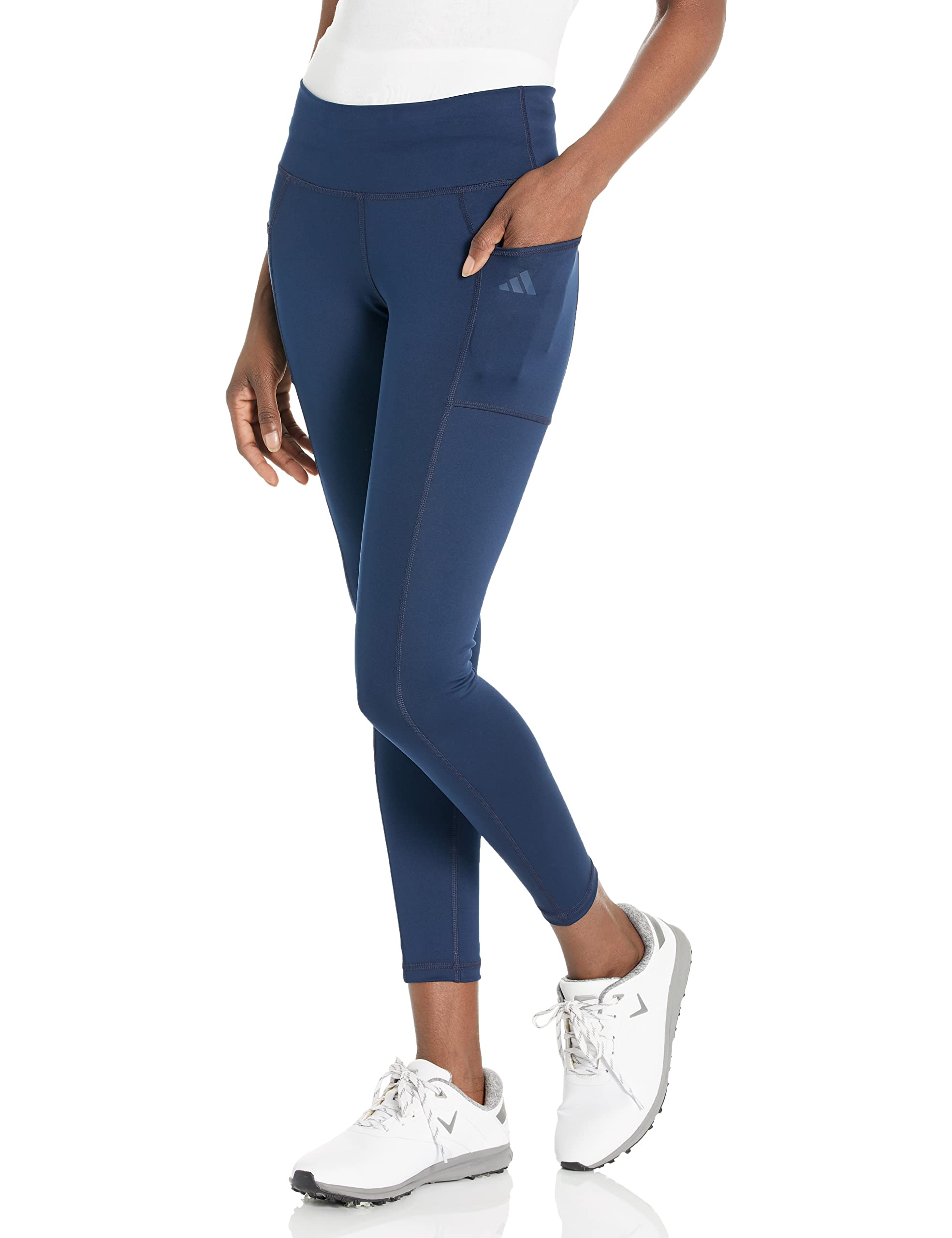 adidas Golf Womens Standard Pocket Leggings Collegiate Navy XL