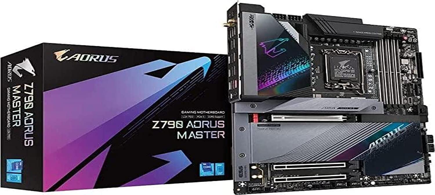 Gigabyte Z790 Aorus Master Intel Z790 LGA 1700 Extended ATX DDR5-SDRAM Motherboard