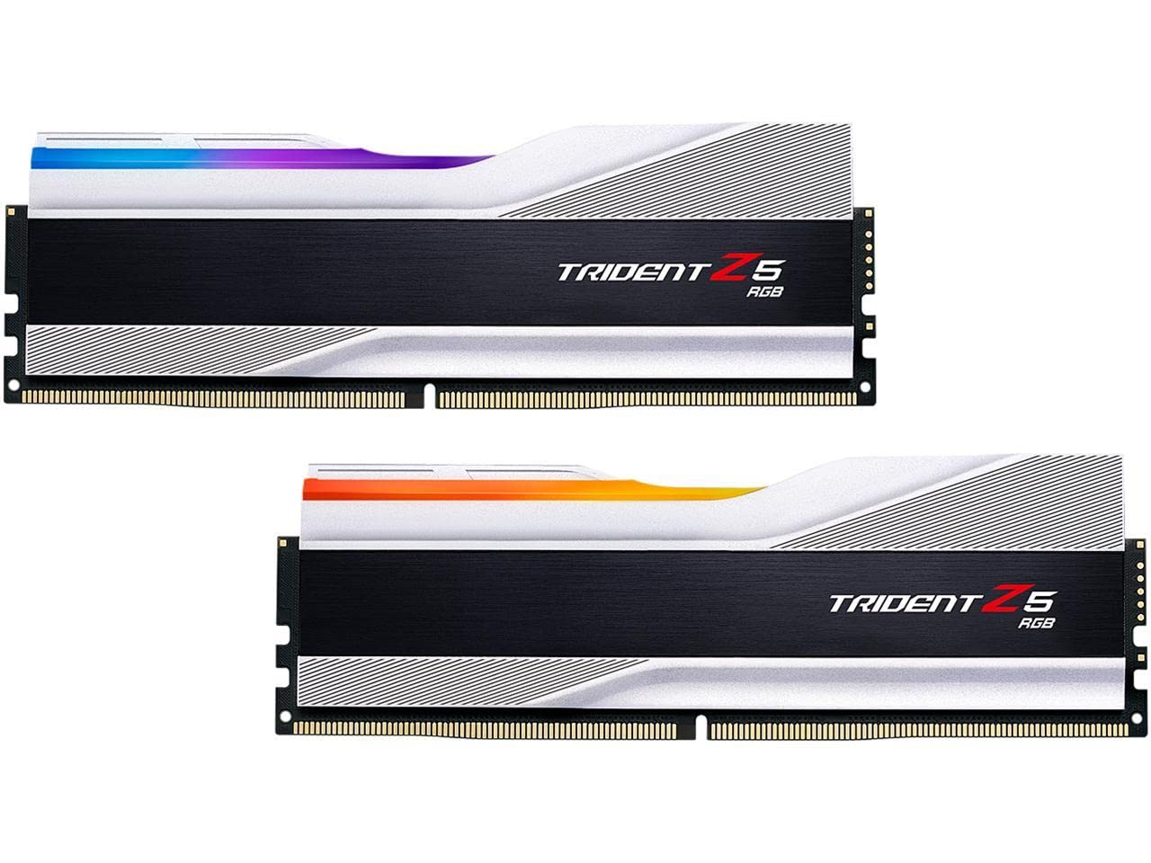 G.SKILL Trident Z5 RGBシリーズ Intel XMP 3.0 DDR5 RAM 32GB 2x16GB 7600MTs CL36-46-46-121 1.40V デスクトップコ