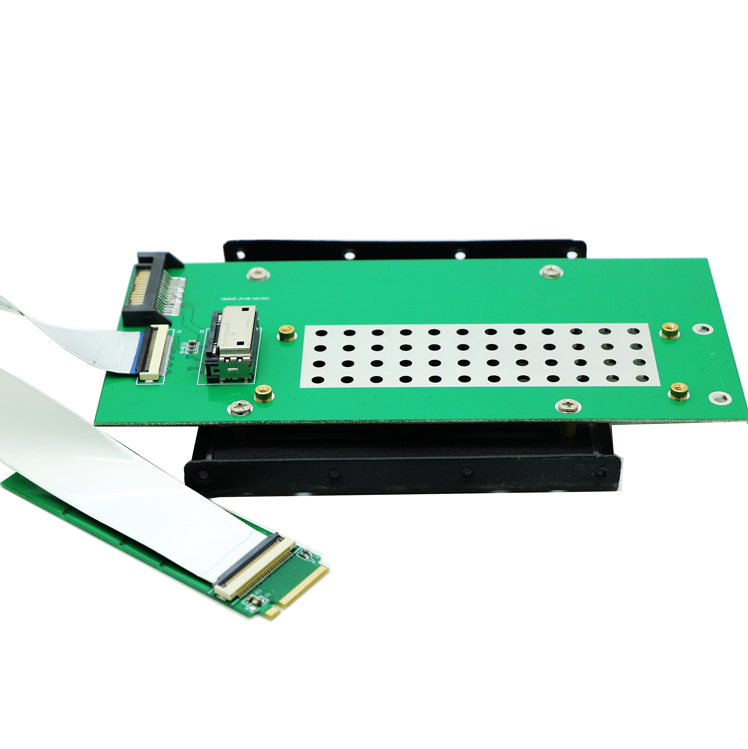 Sintech M.2 Nvme M-Key アダプターカード Intel EDSFF E1.S 1U ショートルーラー SSDに対応