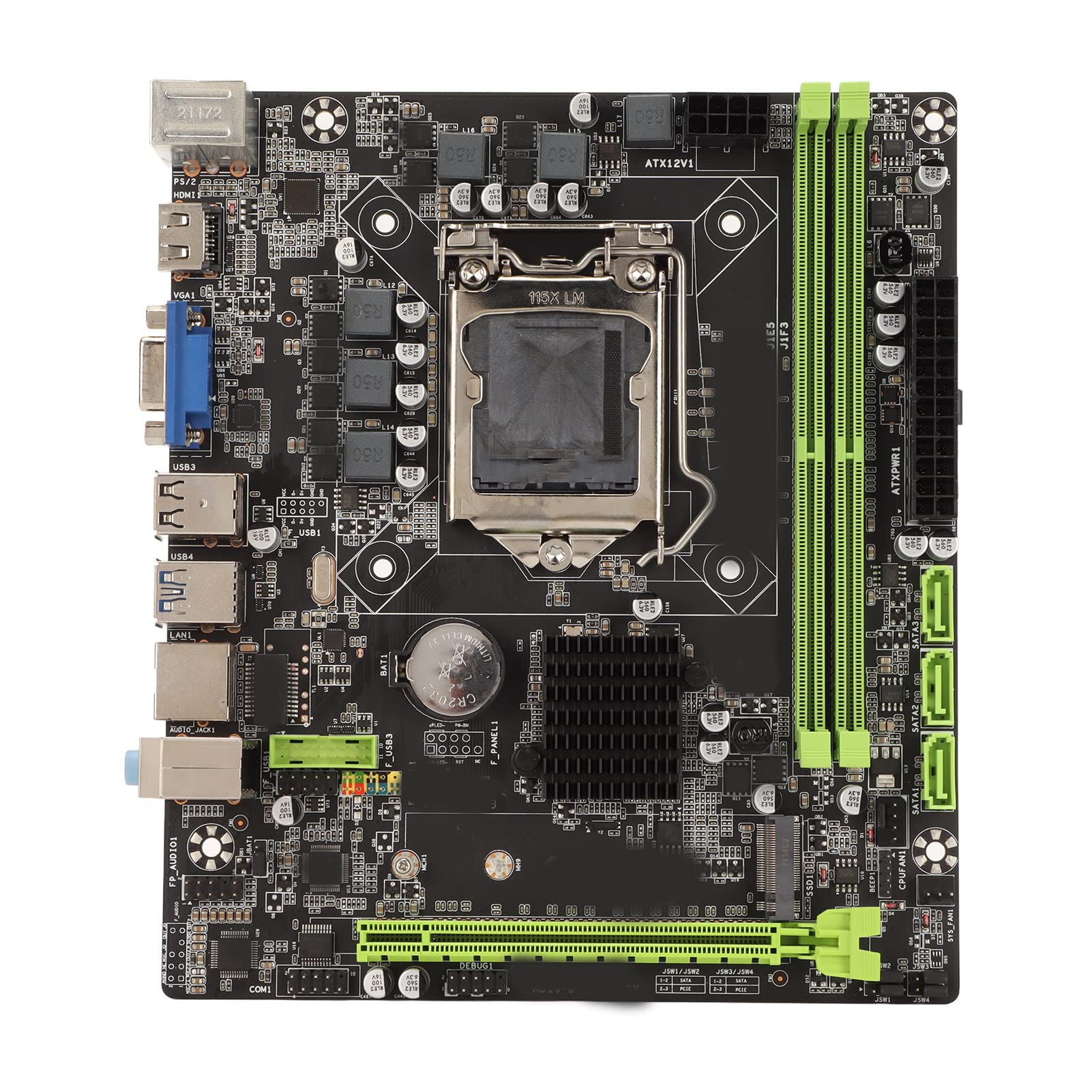 H310B Motherboard M ATX Motherboard for LGA 1151 Series for Support Gigabit NetworkDDR4M.2PCIe3.0 Sata3.0USB3.0VGA f