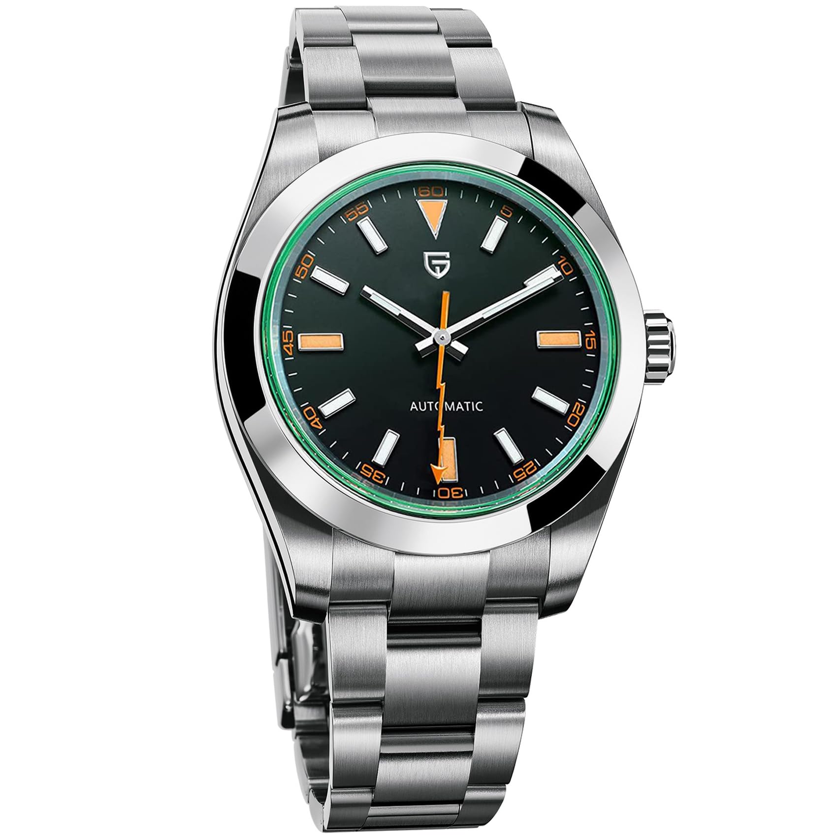 LACZ DENTON Pagani Design PD1733 Men Automatic Watches 40MM Men Mechanical Wristwatches Green Sapphire Glass AR Coated Watche