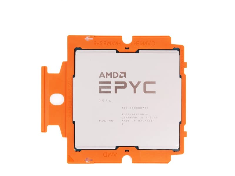 AMD Epyc 9554 プロセッサー 64 コア 3.1GHz 256MB L3 キャッシュ TDP 360W SP5 ソケット 第4世代 Genoa 100-