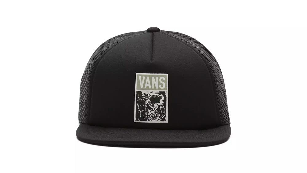 Vans Comic Strip Trucker Snapback Hat Black