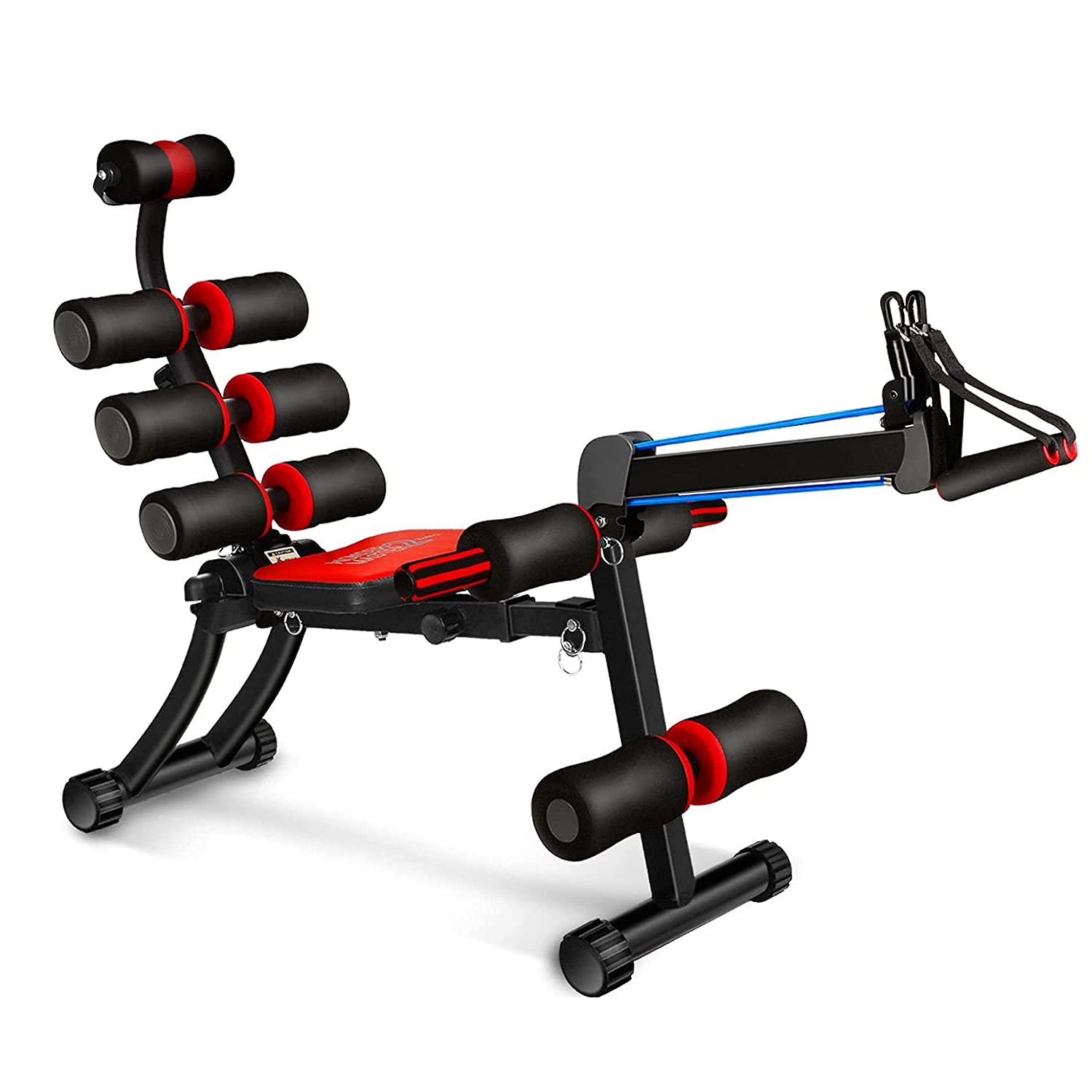 MBB 22 In 1 Multi Functional AB Bench Rowing Exercise Machine Fitness Automatic Rebound Abdominal Sit-up Chair Full Boday Wor