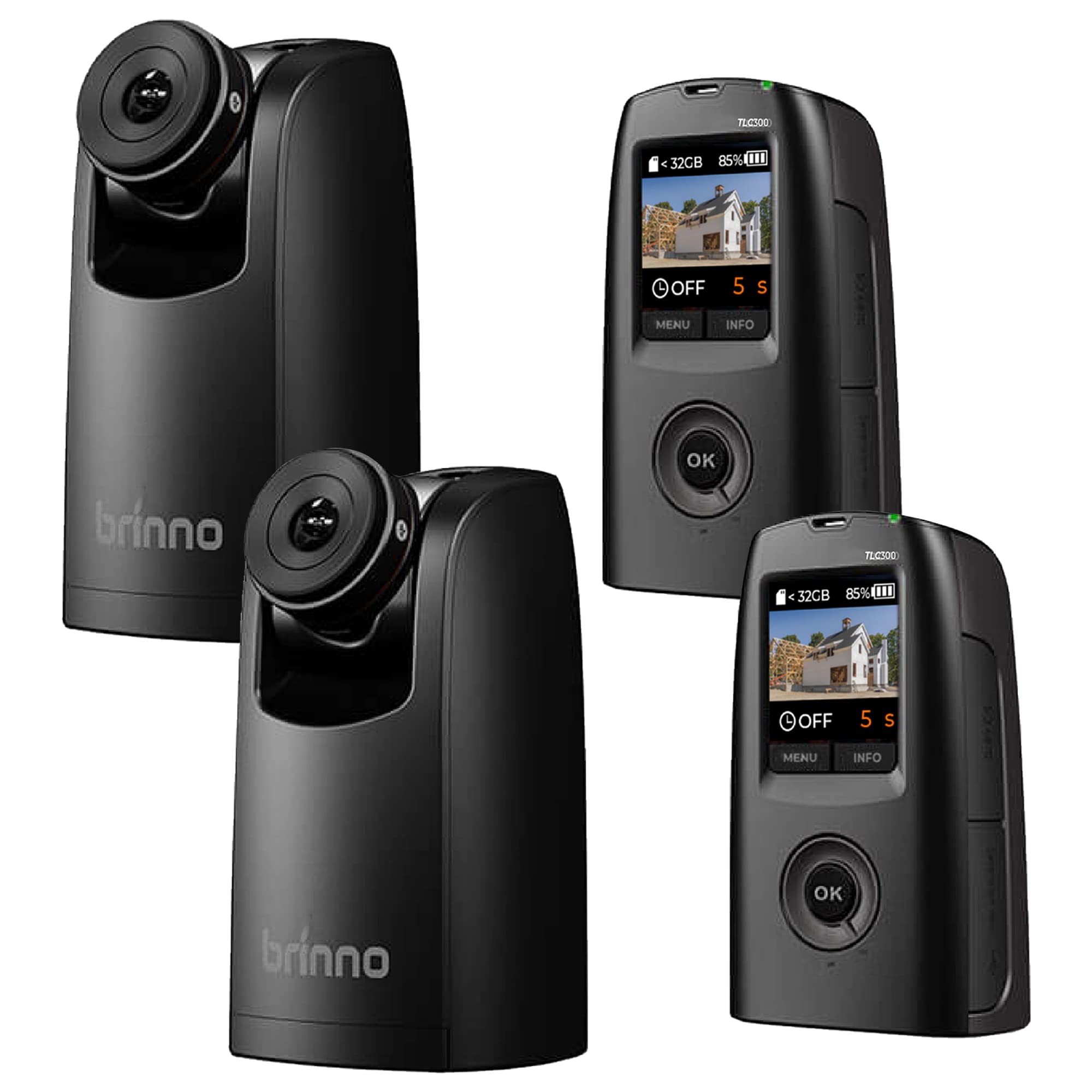 Brinno タイムラプスカメラ TLC300 2023 タイムラプスカメラ 屋外建設 屋外屋内用 プロフェッシ