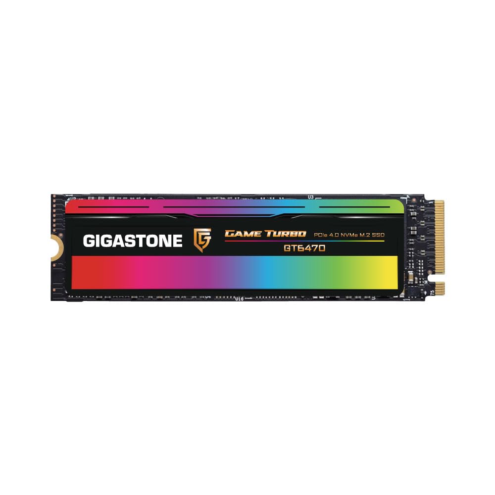 Gigastone GT6470 M.2 SSD 1TB Gen4 PCIe 4.0x4 NVMe M.2 2280 Game Turbo SSD 内蔵 PS5動作確認済 読み込み 7000MBs PC