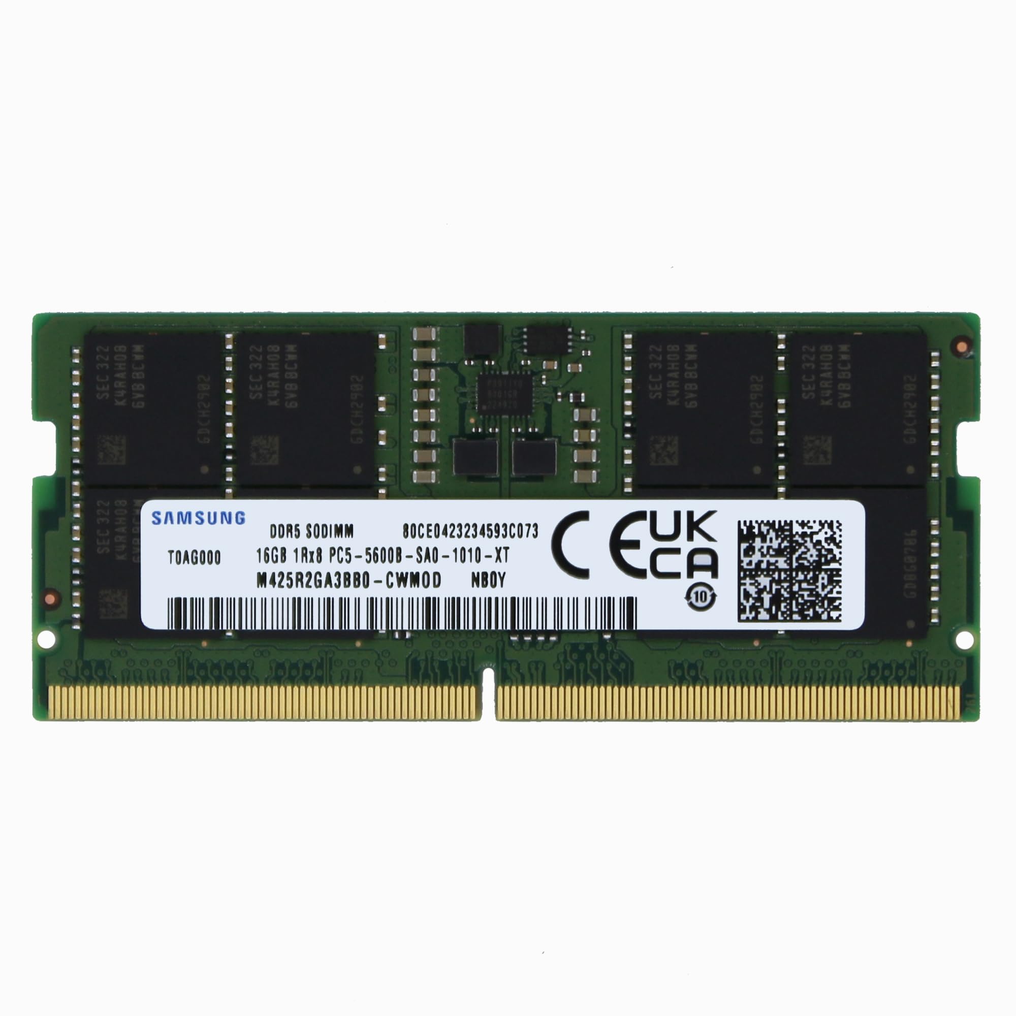 Sam Original 16GB 1x16GB DDR5 5600MHz PC5-44800 SODIMM 1Rx8 CL46 1.1v ノートパソコン ノートブック メモリモ