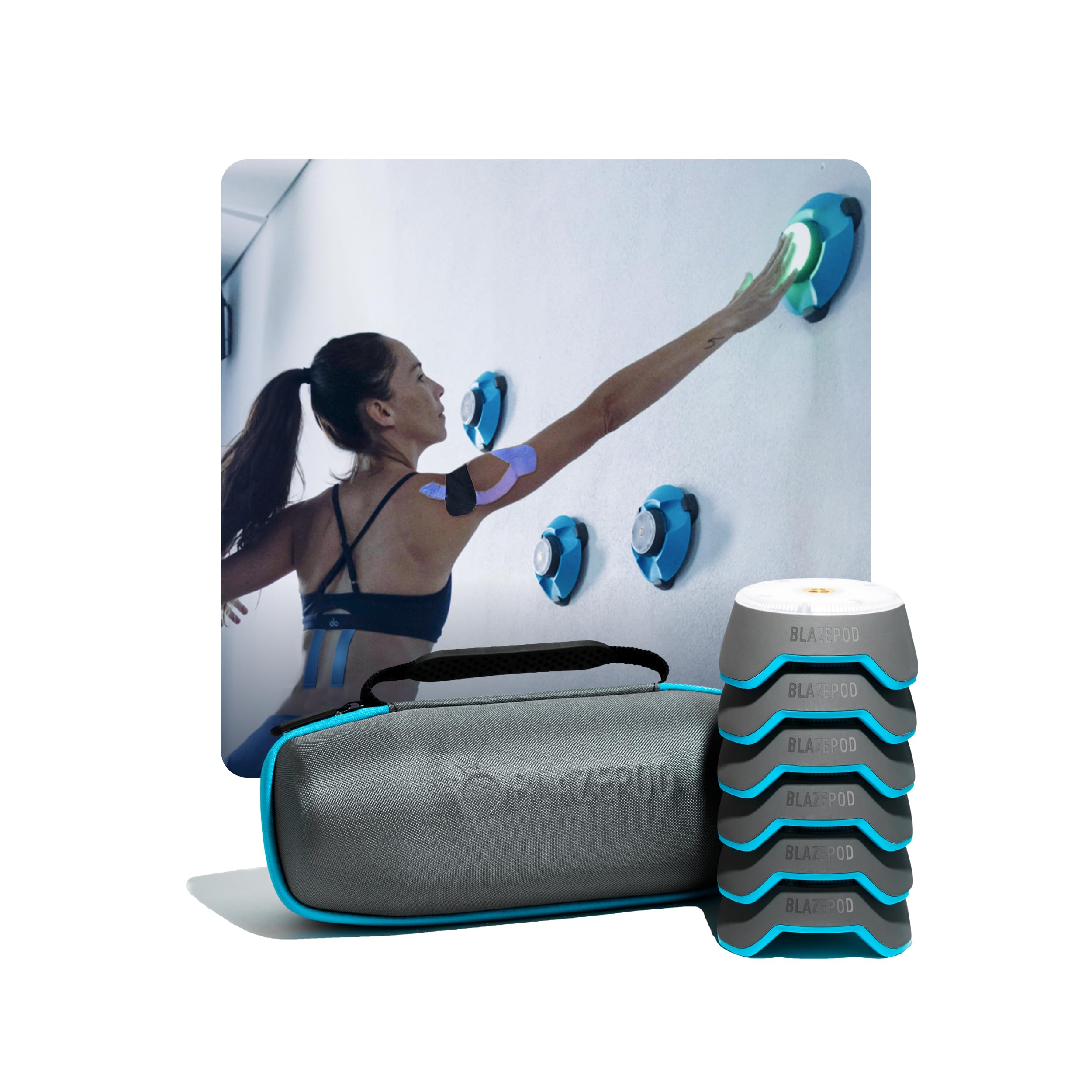BlazePod Reaction Training Platform for Physical Cognitive Therapy for Athletes Trainers Coaches Physical neurological