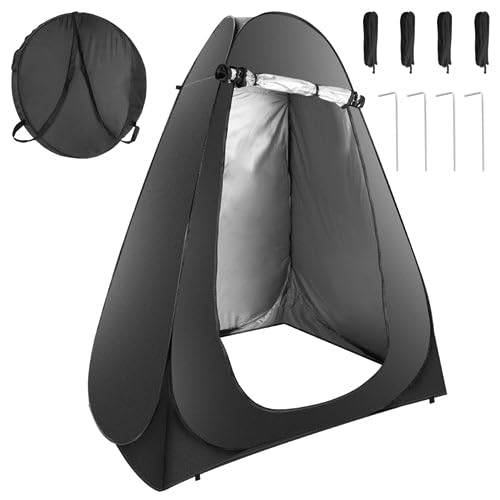 Pack of 3 Pop Up Privacy Tent Foldable Outdoor Shower Toilet Tent Portable Clothes Changing Room Camping Shelter with Carry